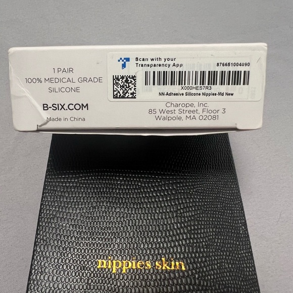 Stick bra NIPPIES SKIN B-6 new . Size S/M - Picture 6 of 9